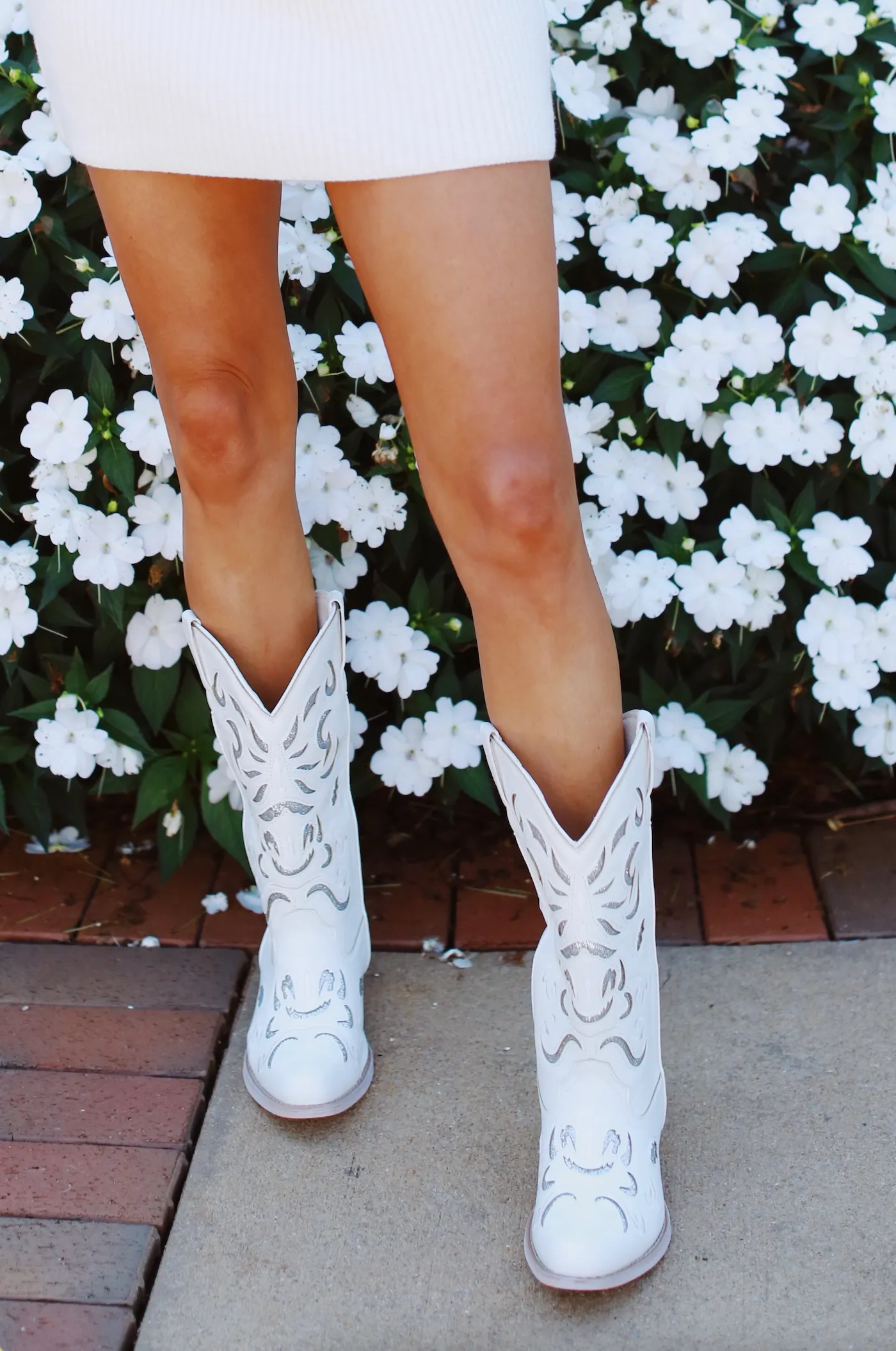 Cutie Cowgirl Boot - White