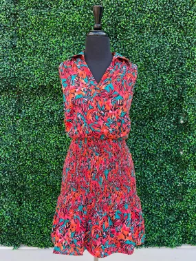 Floral Fire Dress