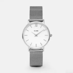 Minuit Mesh Silver/White