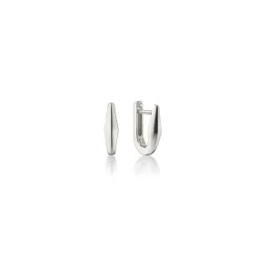 Sterling Silver Petite "Points North" Earring