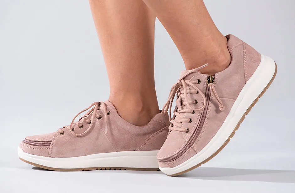 Women's Blush Suede BILLY Comfort Lows