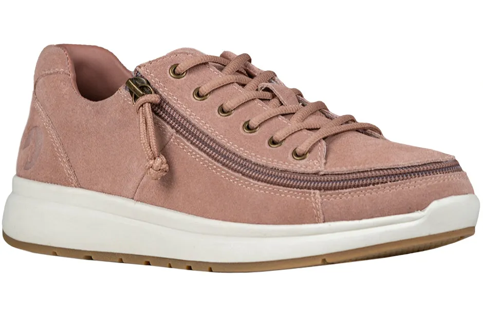 Women's Blush Suede BILLY Comfort Lows